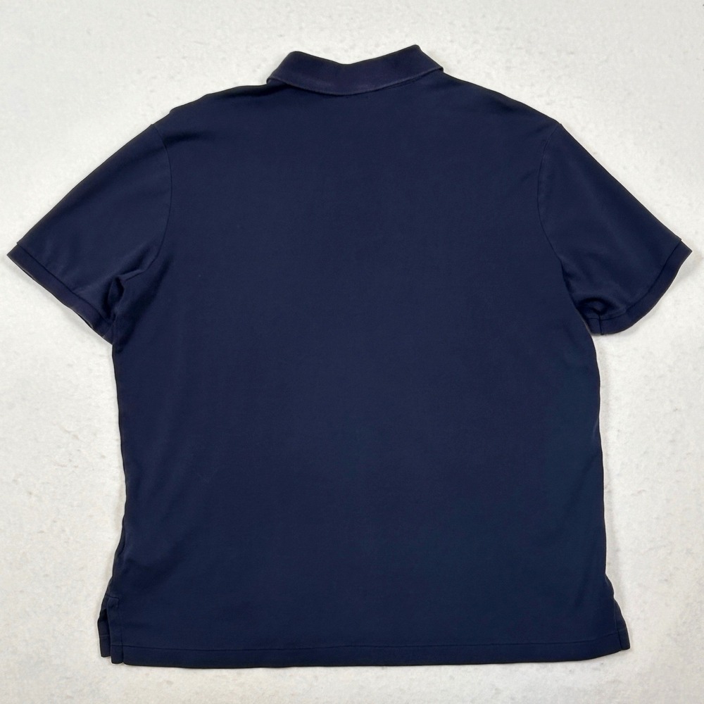 Polo Ralph Lauren Polo Shirt Mens L Classic Fit 100% Soft Cotton Navy Golf Large - Picture 3 of 8